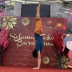 Offene Schultern für den Handstand