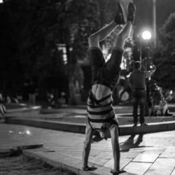 Aufwärmübung für den Handstand
